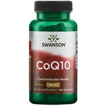 스완슨 CoQ10 120mg 캡슐, 100개입, 1개, 100정