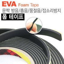 카런 문짝방음 흡음 풍절음 잡소리방지용 EVA 폼 테이프 (소형)