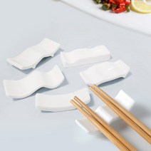 [마치드림] 도자기수저받침, 더블형, 1개
