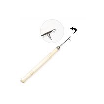 모던아지트 트윙클 붙임머리 코바늘 도구세트 헤어브릿지, 나무코바늘2.2mm, 1개