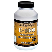 헬시오리진스 E-1000 내추럴 믹스드 토코페롤 소프트젤, 240개입, 1개