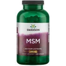 스완슨 MSM 1000mg 캡슐, 240개입, 1개, 240정
