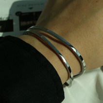 티키타 남자 팔찌 뱅글 두줄 snail bangle