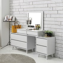 러버블 1200 확장형 화장대, 화이트