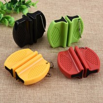 람스 휴대용 칼갈이 열쇠고리 타입 4가지 색상(그린), 1개