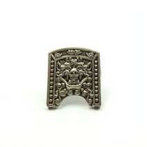 큐신라 경주관광기념품 신라인의미소 뱃지 와당 기와