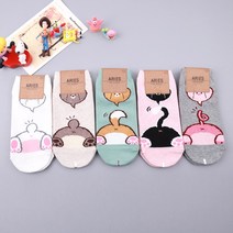 스타일헤이즈 팡팡스니 캐릭터발목양말 남녀공용 여자 여성 패션 양말