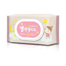 inb 별아 아기 물티슈 캡형, 5개, 100매