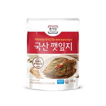 종가집 국산깻잎지 200g, 단품
