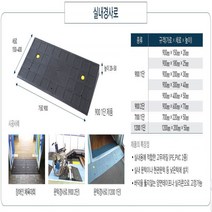 카업 차진입판 700-220-50 (앙카볼트 포함) 점포진입판 상가진입판 휠체어