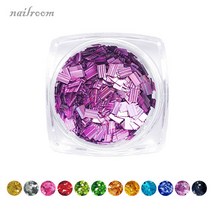 네일 글리터 모음 / 다이아 자개 가루 미러칩 미러 유리 혼합 네일 글리터 모음 / 다이아 자개 가루 미러칩 미러 유리 혼합, 1개, 06_싸이키직사각-11