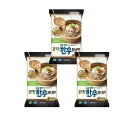 풀무원 한우 물냉면 2인분 806g 3개, 3개, 806g
