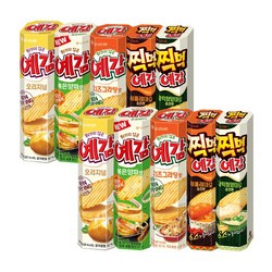 오리온 예감 오리지널 64g 2개 + 예감 치즈그라탕 64g 2개 + 예감 볶은양파 64g 2개 + 찍먹예감 갈릭청양마요소스맛 76g 2개 + 찍먹예감 치폴레마요소스맛 76g 2개, 64g, 10개