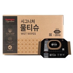 홈플러스 시그니처 물티슈, 20개, 100매