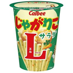 칼비 자가리코 샐러드맛 L사이즈 68g x 12개입 일본 정품 간식 과자