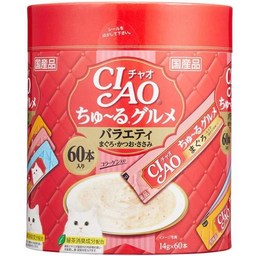 챠오츄르 고양이 구루메 버라이어티 간식 60p