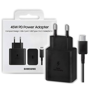 삼성전자 45W PD 초고속 충전기 절전형 + USB C to C 케이블 1.8m 세트