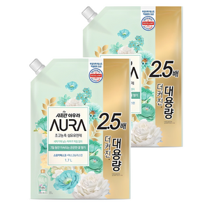 아우라 초고농축 섬유유연제 스모키머스크 리필