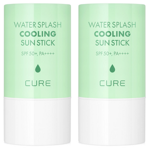 김정문알로에 라 센스 로에 큐어 워터 스플래쉬 쿨링 선스틱 SPF50+ PA++++, 23g, 2개