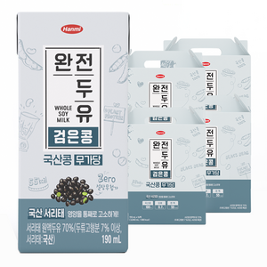전두유 국산 검은콩 무가당 두유