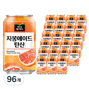 미닛메이드 자몽에이드 탄산, 355ml, 96개