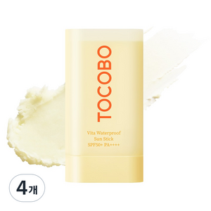 토코보 비타 워터프루프 선스틱 SPF50+ PA++++, 4개, 18g