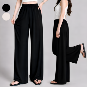 디어포리 여성 여름바지 와이드팬츠