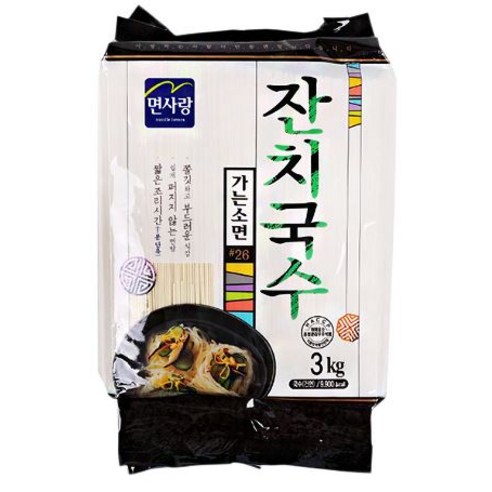 면사랑 면사랑잔치국수(소면), 3kg, 1개