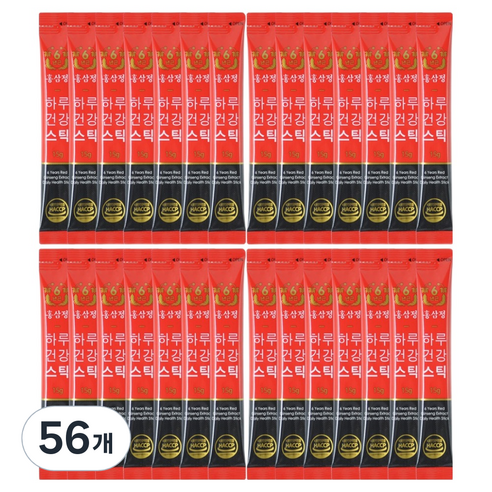 홍삼정 6년근 하루건강스틱, 15g, 56개