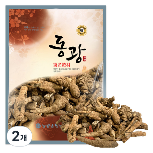 동광한방몰 잔대 제니 딱주뿌리, 300g, 2개