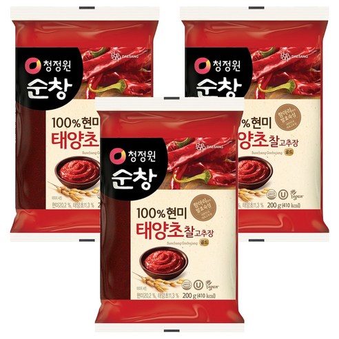 청정원순창 100% 현미 태양초 찰고추장