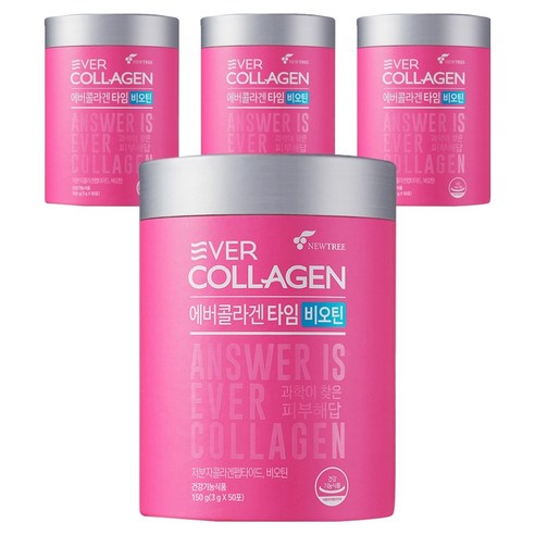에버콜라겐 타임 비오틴, 150g, 4개