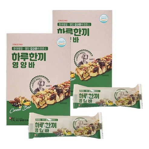 김규흔한과 한과명장 김규흔이 만든 하루한끼 영양바 5p