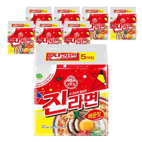 오뚜기 진라면 매운맛 120g