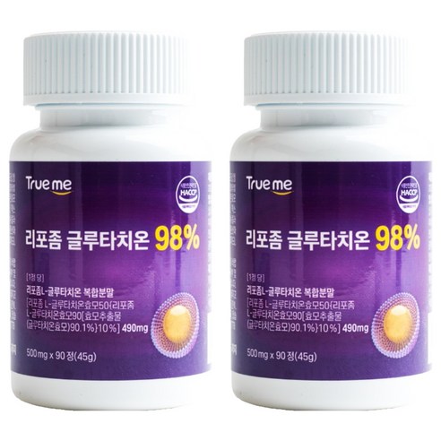 트루미 리포좀 글루타치온 98%, 2개, 90정