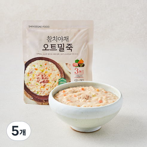 [로켓프레시] 신세계푸드 참치야채 오트밀죽