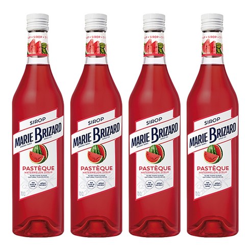 마리브리자드 워터멜론 시럽, 700ml, 4개