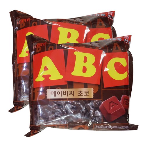 롯데 ABC초콜릿 200g x 2개 초콜릿, 200g, 2개