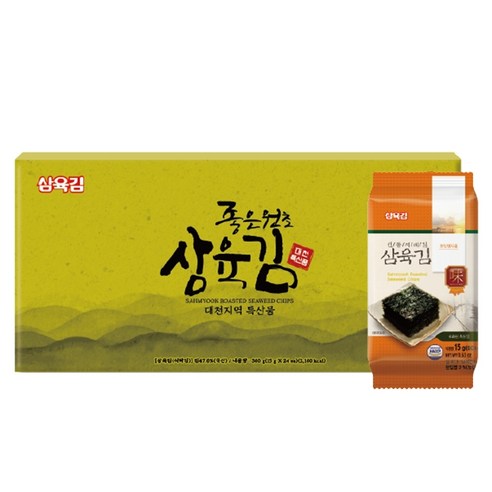 삼육김 식탁김 4호 선물세트 24p
