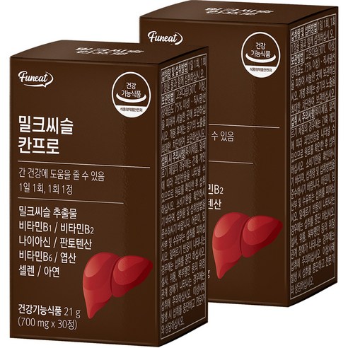 퍼니트 밀크씨슬 칸프로 21g, 30정, 2개