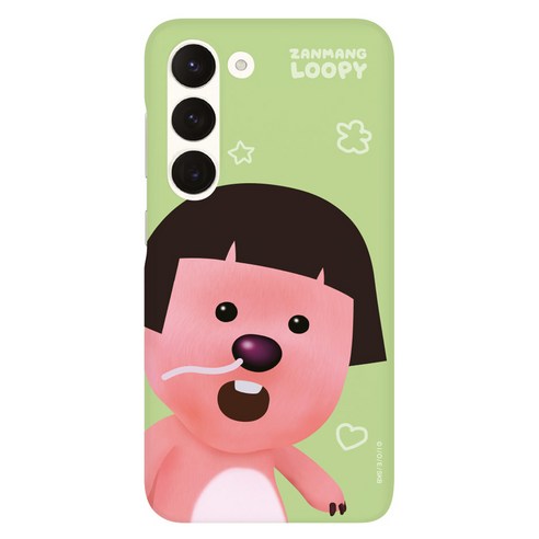 잔망루피 빅페이스 컬러풀 휴대폰 하드 케이스