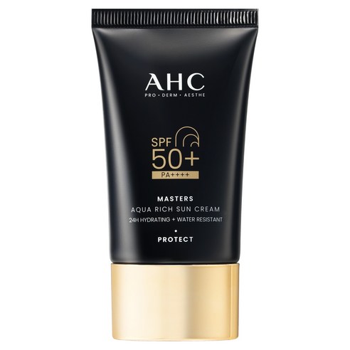AHC 마스터즈 아쿠아 리치 선크림 SPF50+ PA++++