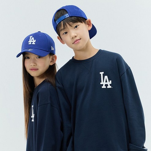 뉴에라 아동용 MLB 베이직 로고 맨투맨 샌프란시스코 자이언츠