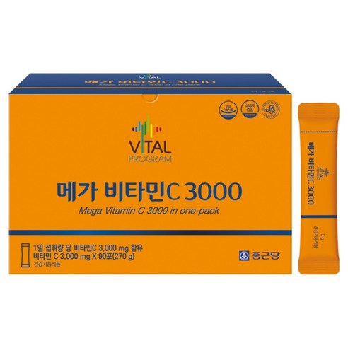 바이탈프로그램 종근당 바이탈 프로그램 메가비타민C 3000 90p