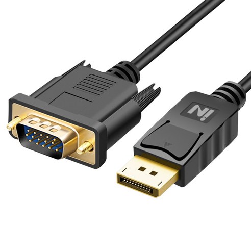 인네트워크 FHD지원 디스플레이포트 DP to VGA RGB 영상변환 컨버터 케이블 IN-DPV03, 1개, 3m