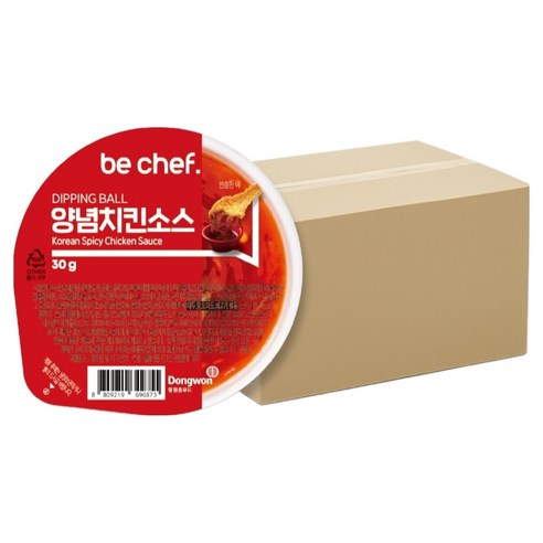 푸드올마켓_ 동원홈푸드 디핑볼 양념치킨소스 한박스(30g x 32ea), 32개, 30g