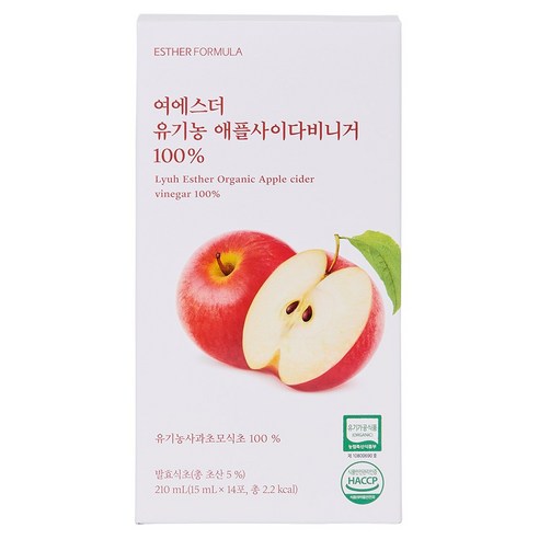 에스더포뮬러 여에스더 유기농 애플사이다비니거 14p