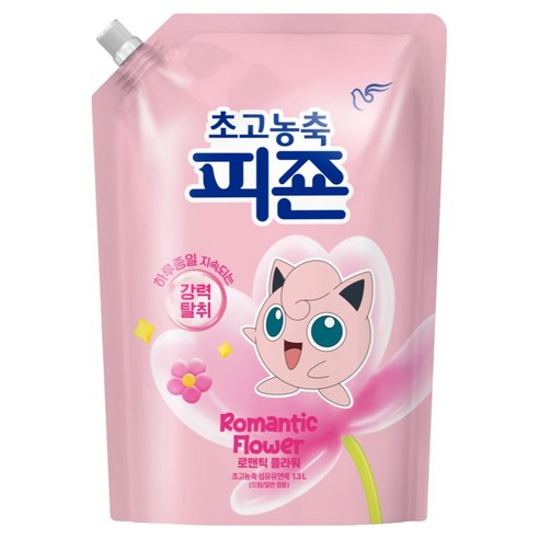 피죤 초고농축 오리지널 로맨틱플라워 리필, 1개, 1.3L