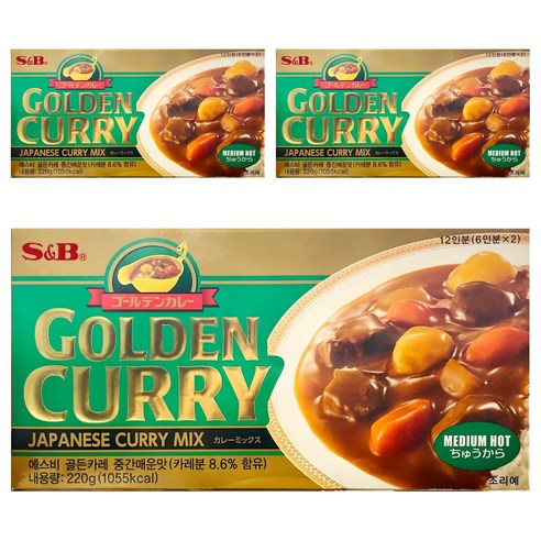 에스앤비골든 카레 중간 매운맛