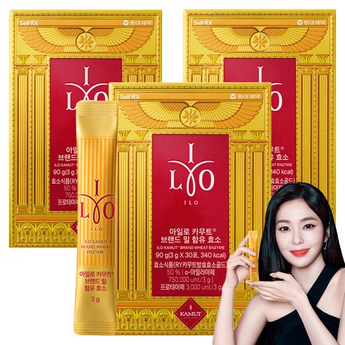 동아제약 아일로 카무트 브랜드 밀 함유 효소 30p